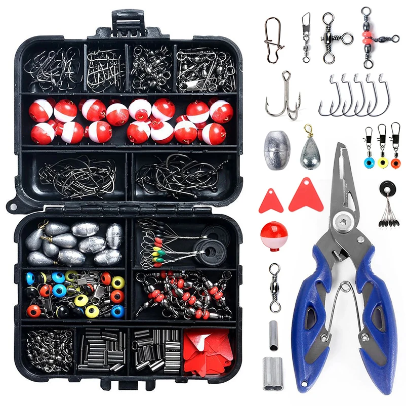 Fishing Equipment Set - 263pcs Outdoor Fishing Accessories Set With