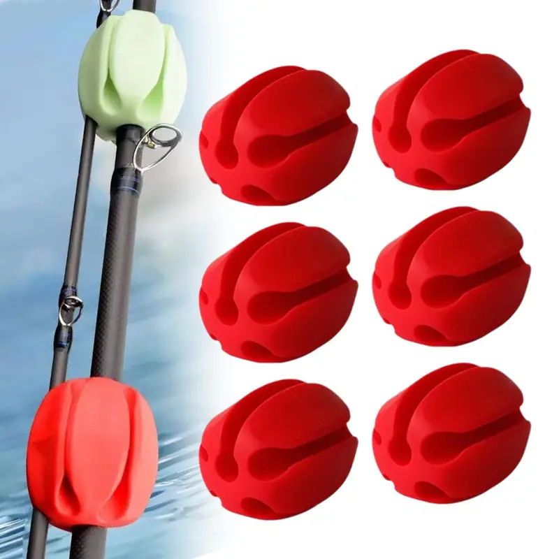 6-24Pcs Rod Protection Cover R - Fishing Equipment Rod avaliação e preço