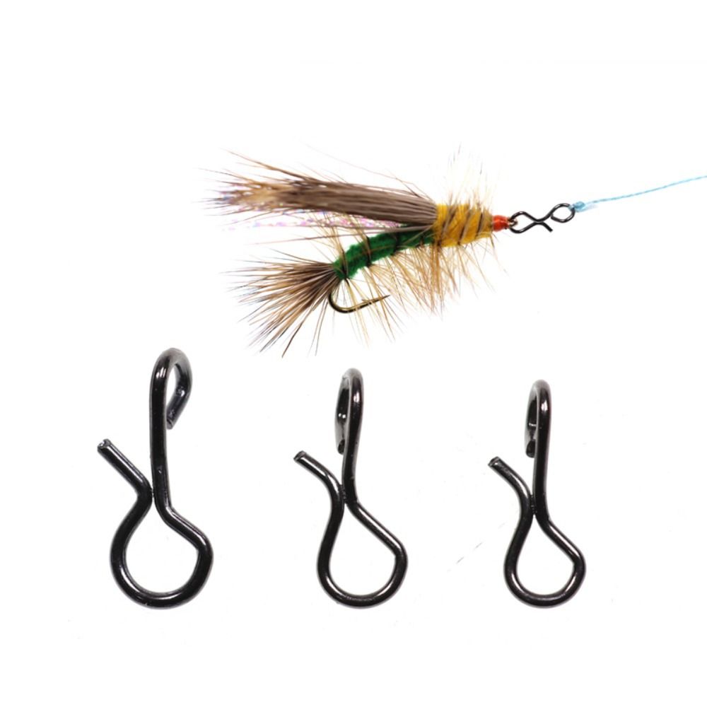 50pcs/bag Fly Fishing Snap Qui - Fishing Equipment Basics avaliação e preço