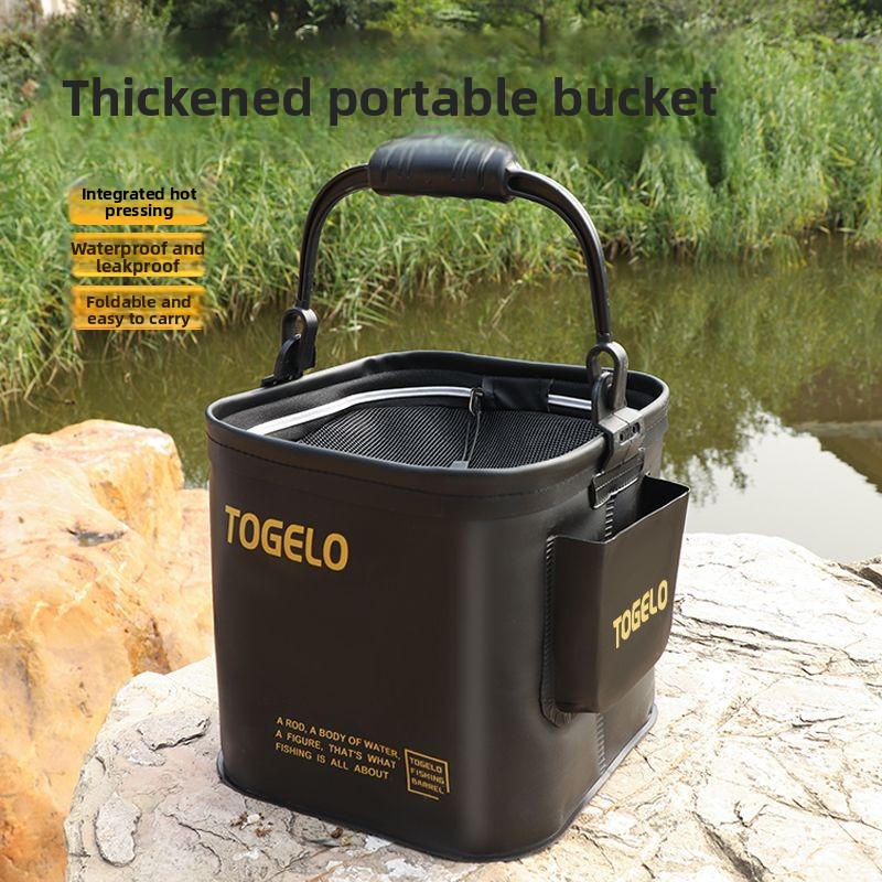 Fish bucket New folding fishin - Fishing Equipment Usa avaliação e preço