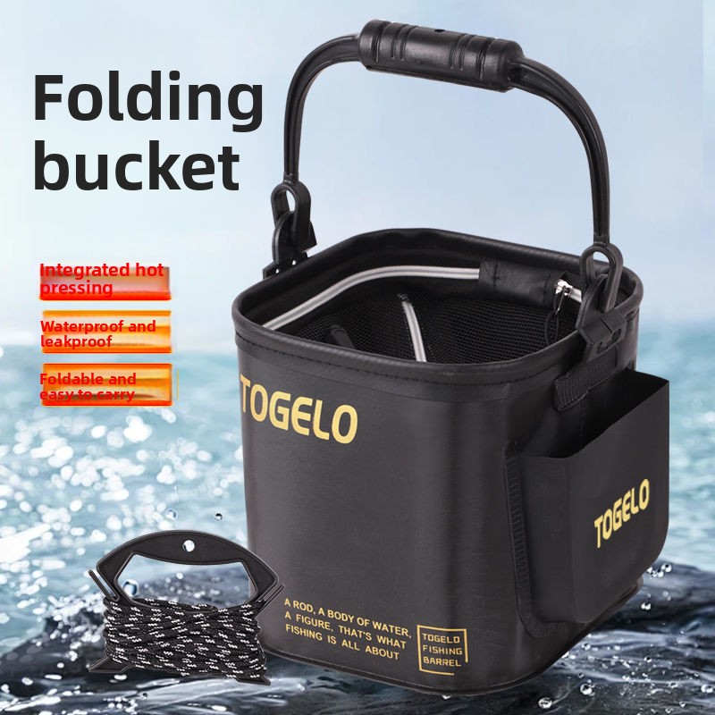 Fish bucket New folding fishin - Fishing Equipment Usa avaliação e preço
