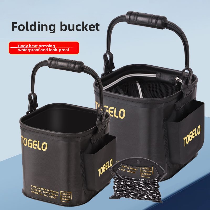 Fish bucket New folding fishin - Fishing Equipment Usa avaliação e preço