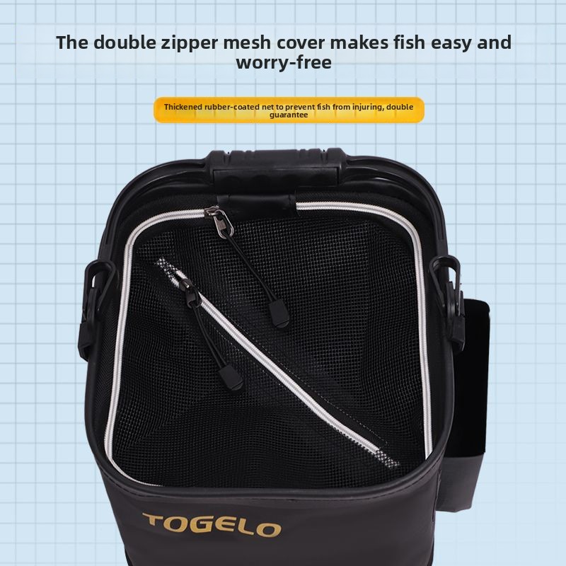 Fish bucket New folding fishin - Fishing Equipment Usa avaliação e preço