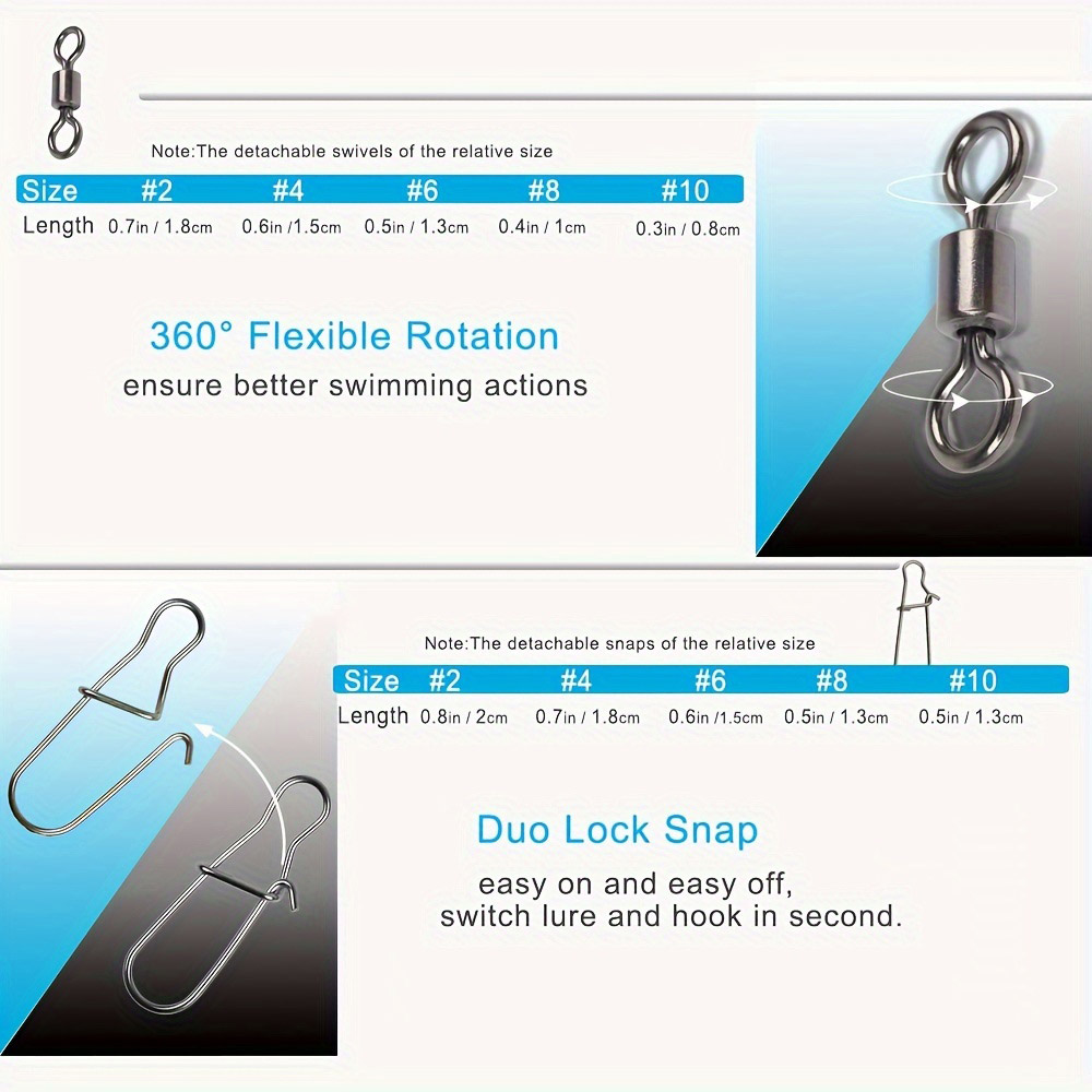 95/210 PCS Set Fishing Connect - Fishing Equipment Basics avaliação e preço