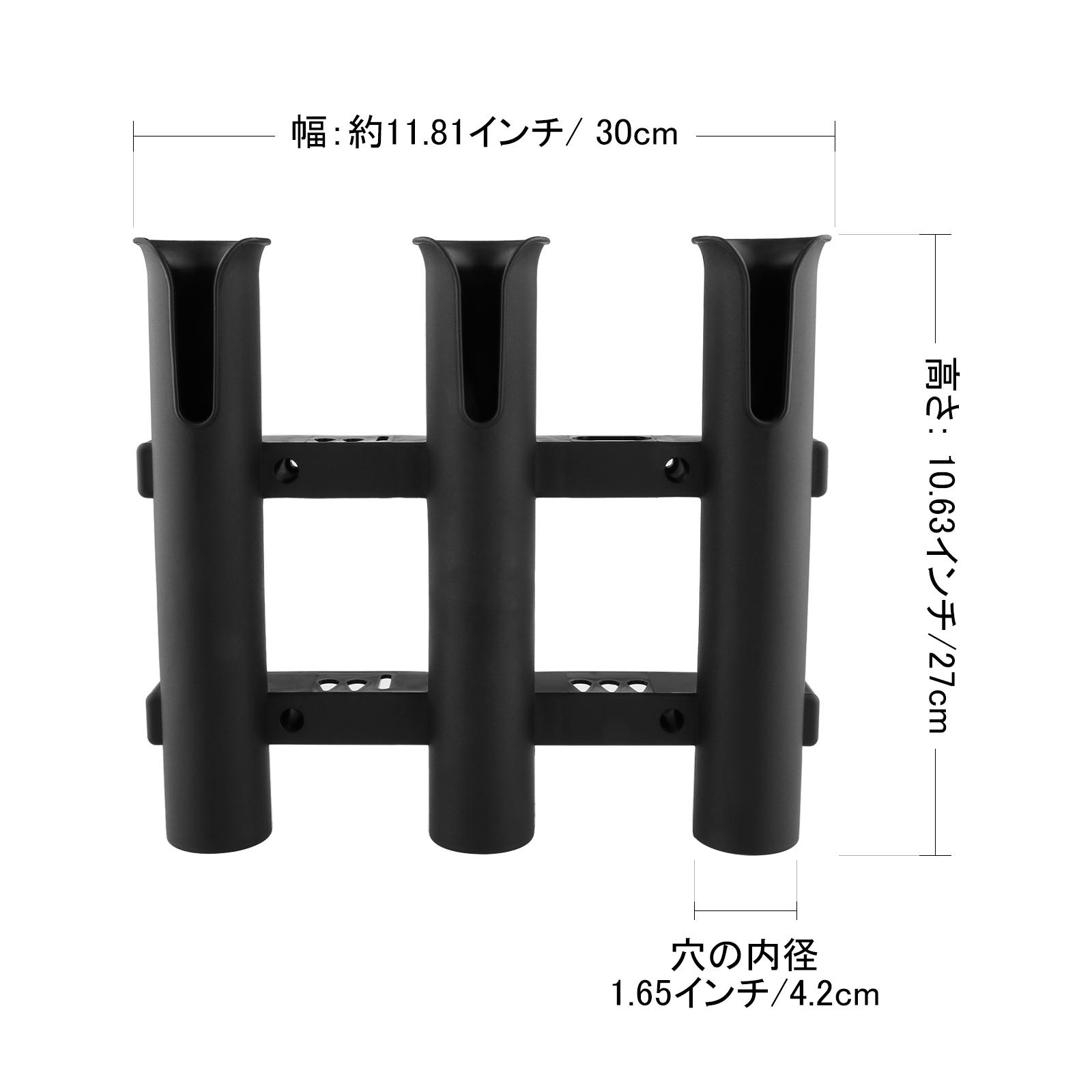 Black PP Fishing Rod Holder Ra - Fishing Equipment Rod avaliação e preço