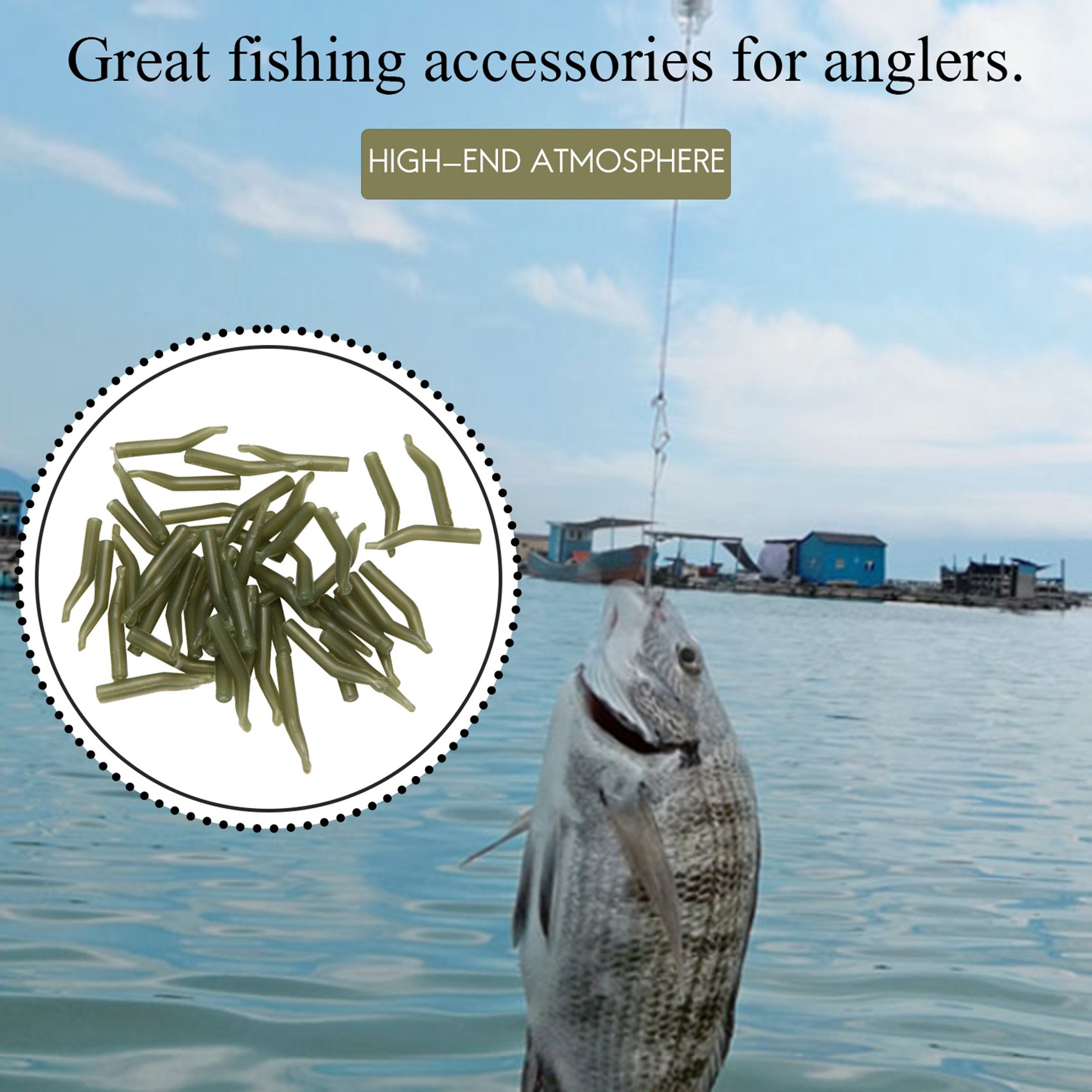 50Pcs/Lot Carp Fishing Hook Sl - Fishing Equipment Basics avaliação e preço