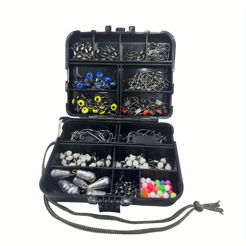 177pcs Heavy-Duty Fishing Swiv - Fishing Equipment Set avaliação e preço