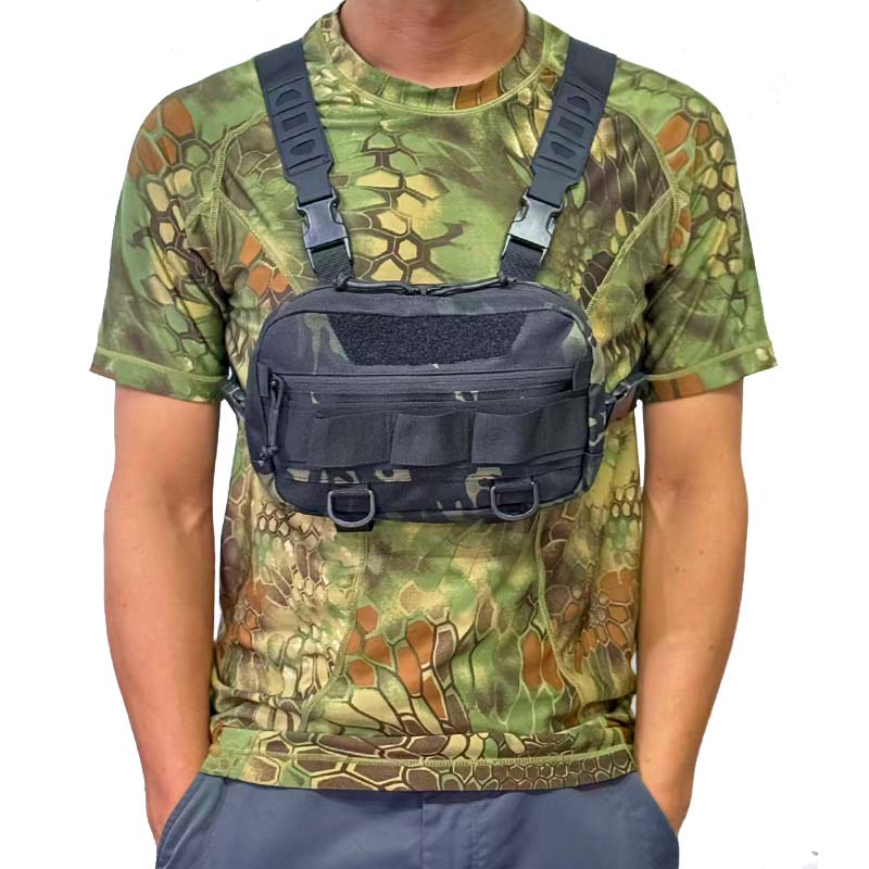 Men's Tactical Chest Bag, Mult - Fishing Equipment Essentials avaliação e preço