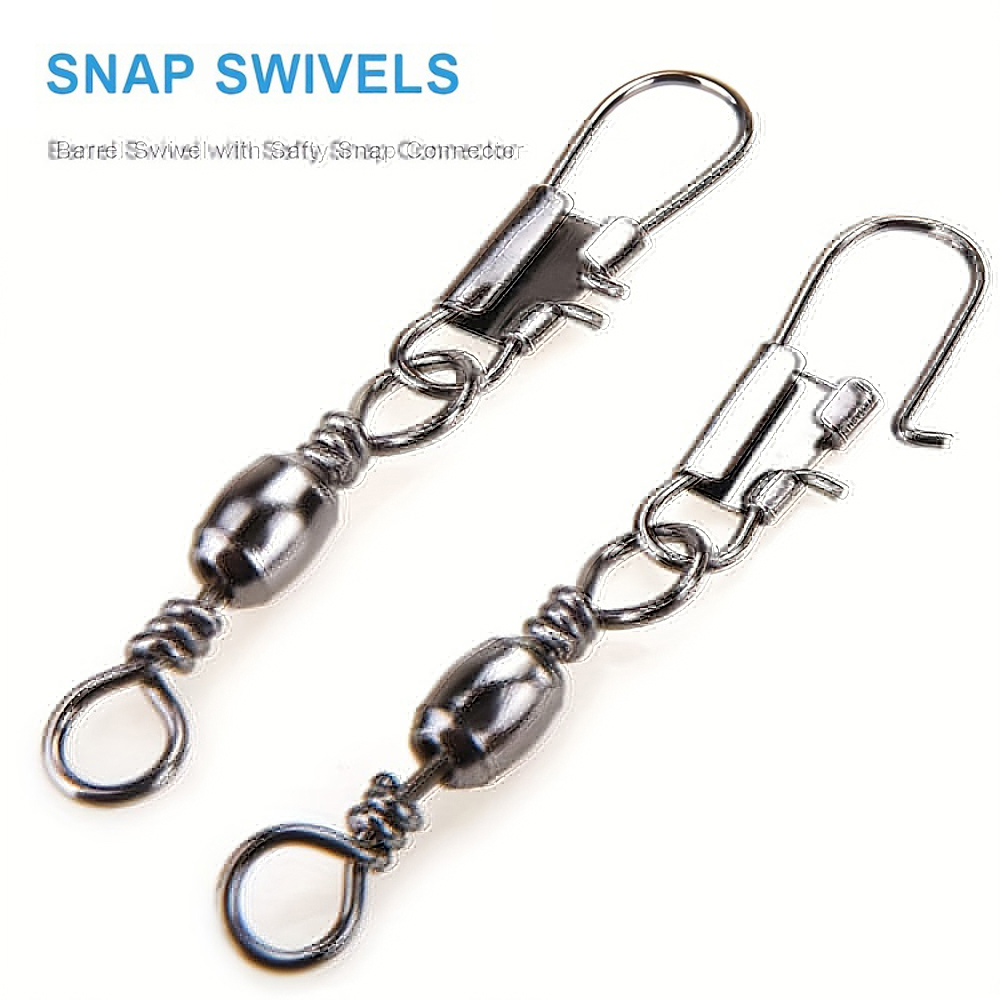100Pcs/Lot 4#6#8#10#12# Swivel - Fishing Equipment Basics avaliação e preço