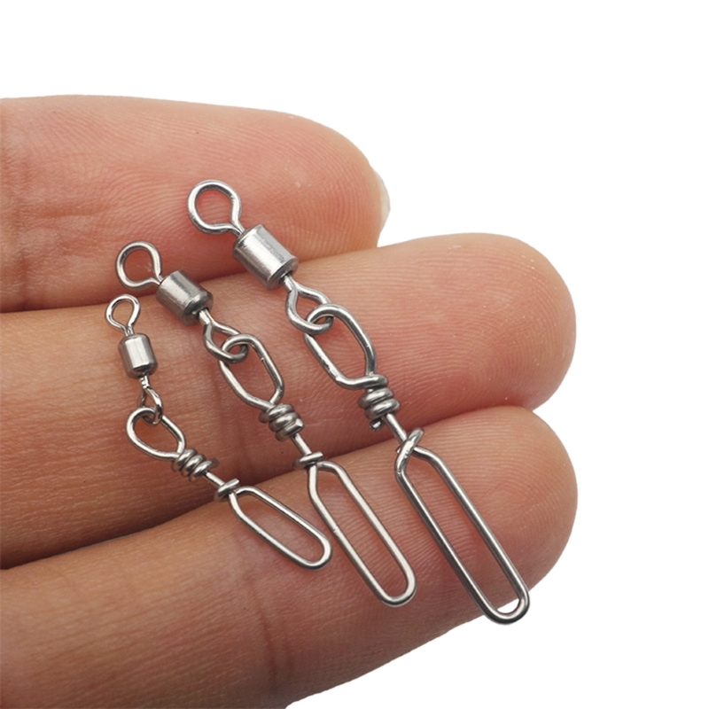 10Pcs Stainless Steel Quick Sn - Fishing Equipment Set avaliação e preço