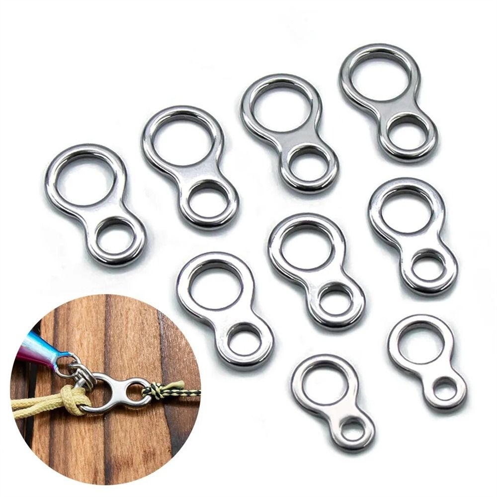 10Pcs Fishing Solid Ring Stain - Fishing Equipment On Sale avaliação e preço