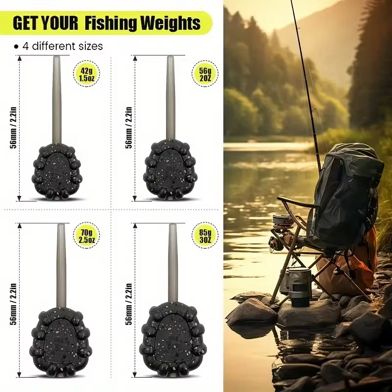 3pcs Carp Fishing Weights (42g - Fishing Equipment Wholesale avaliação e preço
