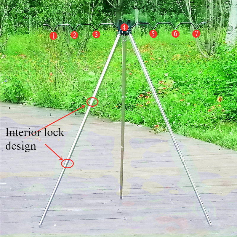1PC Fishing Sea Rod Bracket Al - Fishing Equipment Rod avaliação e preço