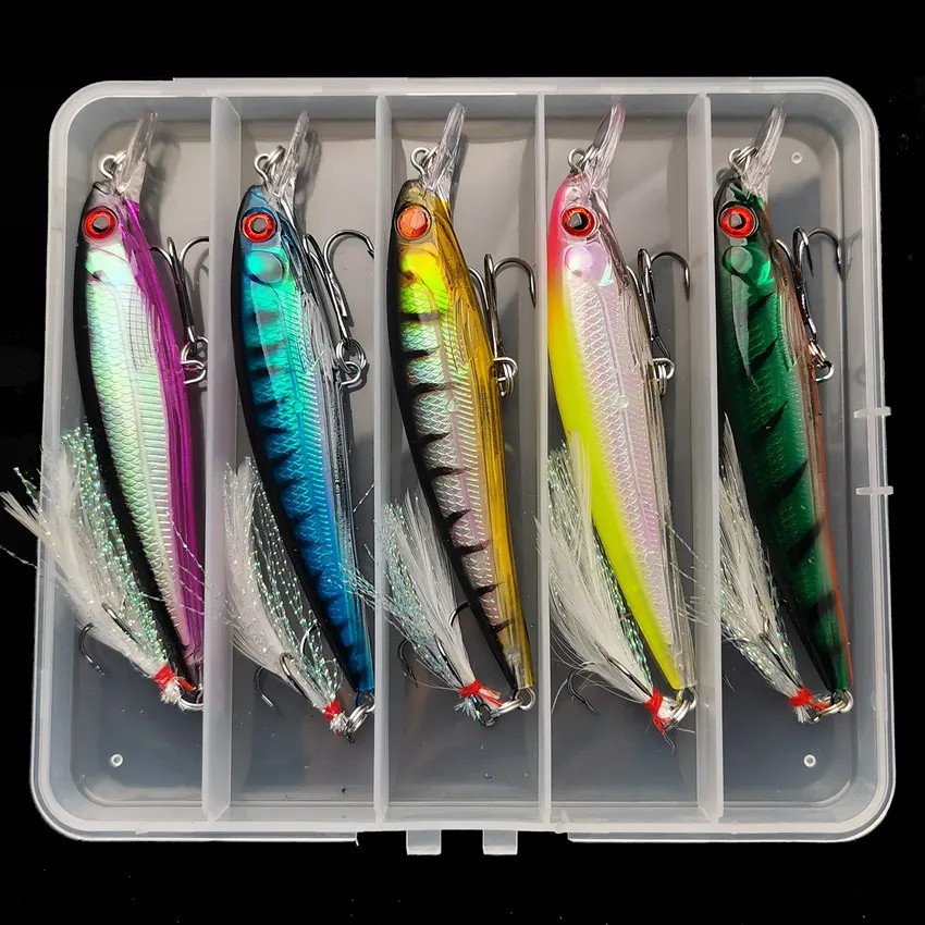 5pcs/box Laser 3D Eyes Bionic  - Fishing Hook avaliação e preço