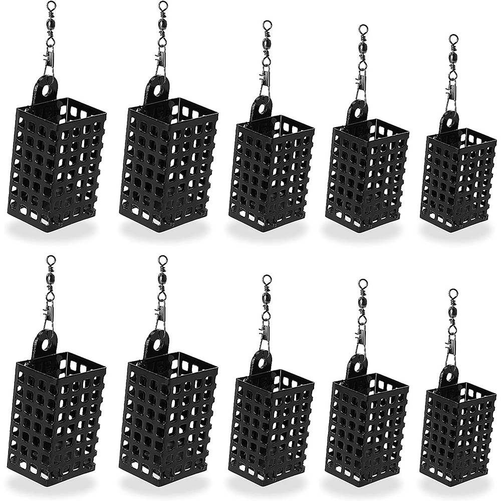 10PCS Fishing Tackle Feeder Ca - Fishing Equipment Set avaliação e preço
