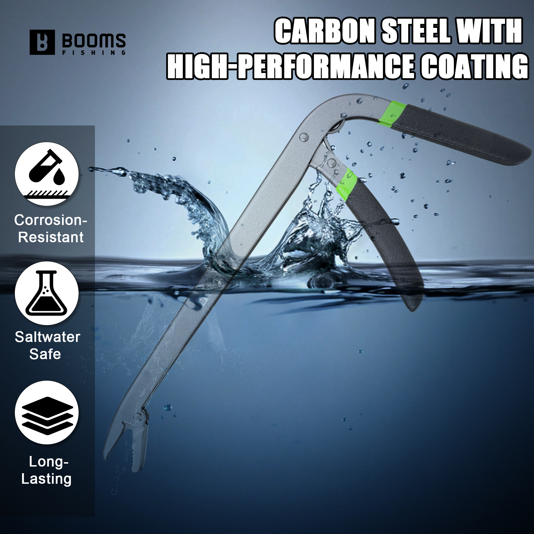 Booms Fishing 25cm Carbon Stee - Fishing Equipment Pictures avaliação e preço