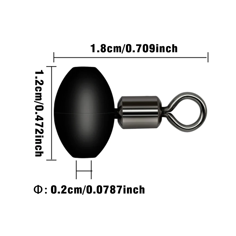 MNFT 10Pcs Pulley Swivel Rig B - Fishing Equipment On Sale avaliação e preço