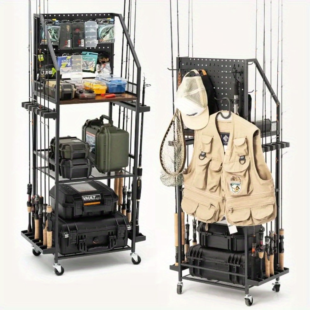 Fishing Rod Holders for Garage - Fishing Equipment Basics avaliação e preço