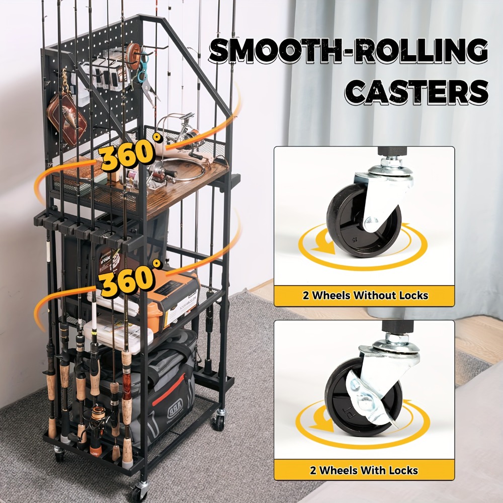 Fishing Rod Holders for Garage - Fishing Equipment Basics avaliação e preço