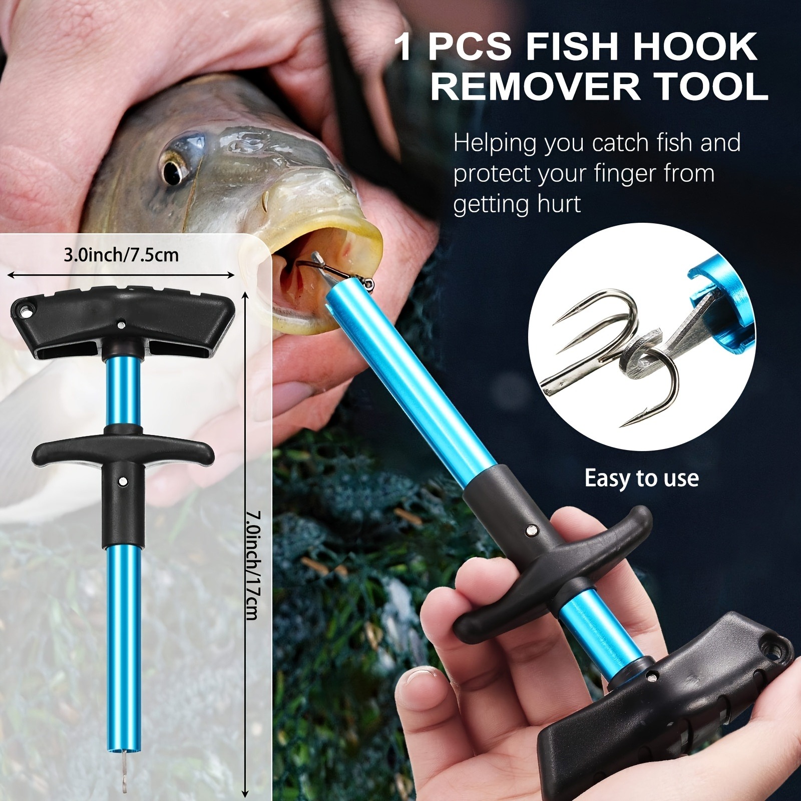 7Pcs Foldable Stainless Steel  - Fishing Equipment Set avaliação e preço