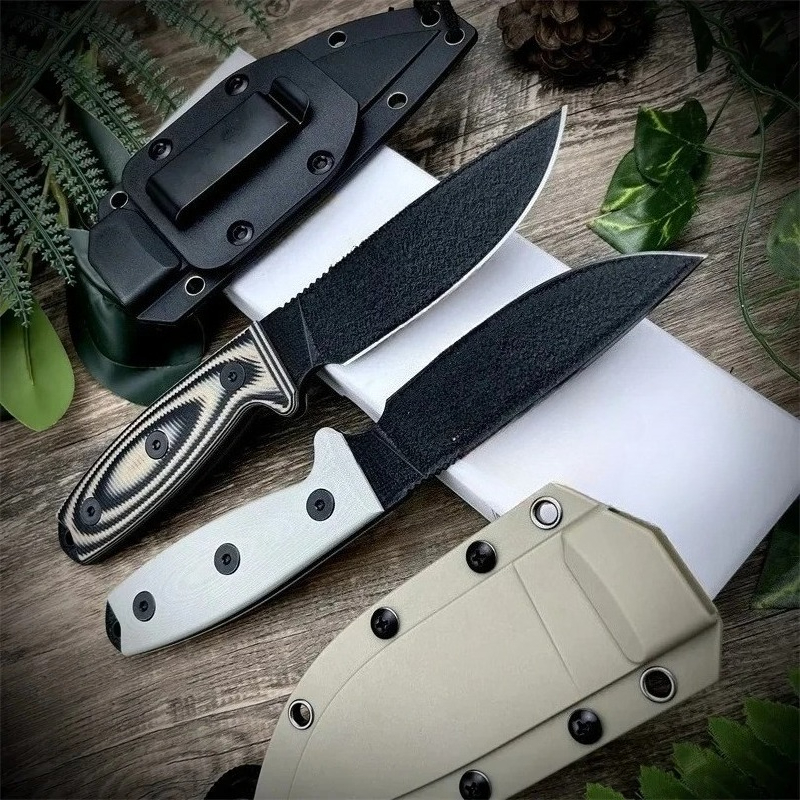 Fixed Blade Knife G10 Outdoor  - Fishing Equipment Essentials avaliação e preço