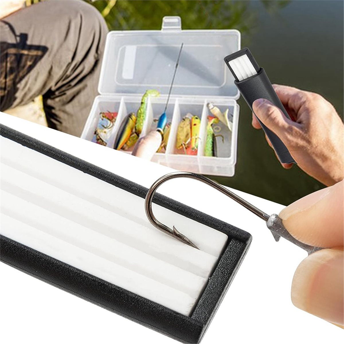 Fishing Hook Sharpener - Compa - Fishing Hook avaliação e preço