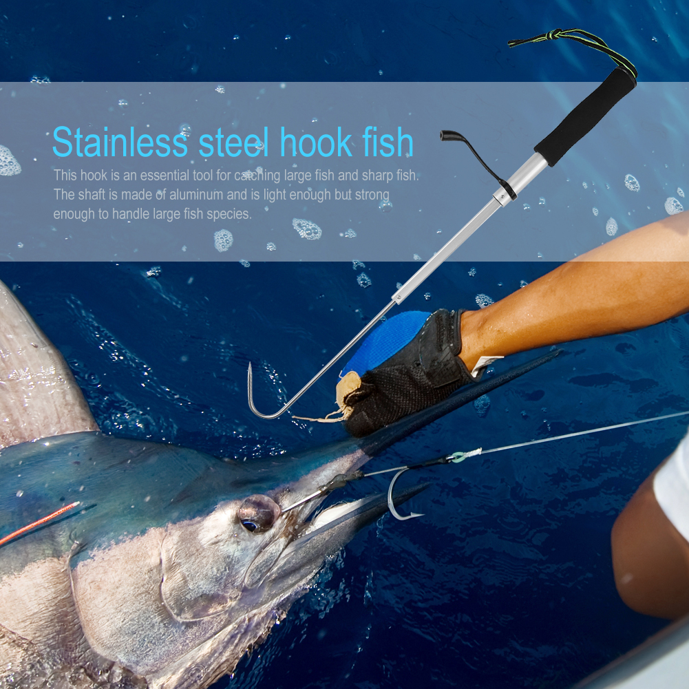 Telescopic Fish Gaff Stainless - Fishing Equipment On Sale avaliação e preço